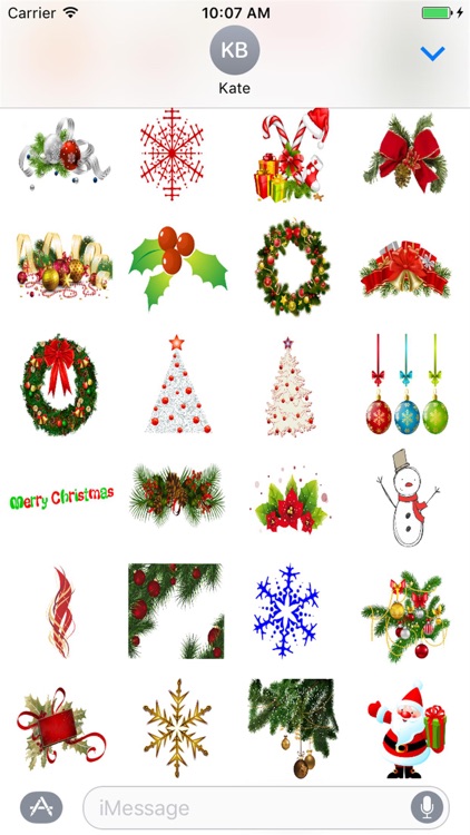 Christmas Decor Stickers for iMessage