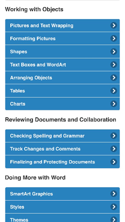 Tutorial for Microsoft Word - Step by step to learn Word screenshot-3