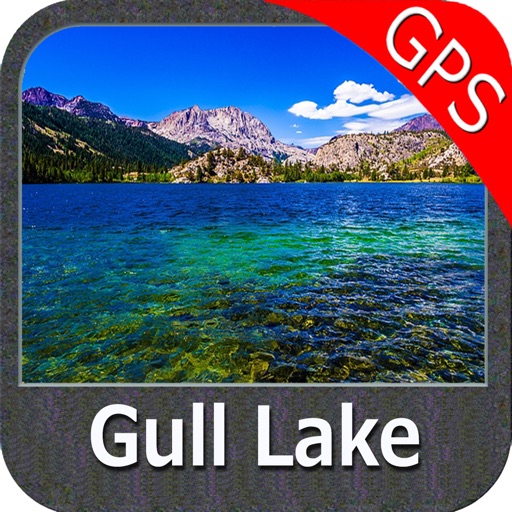 Lake Gull Michigan GPS fishing chart offline icon