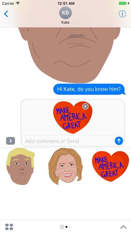 American Election Stickers