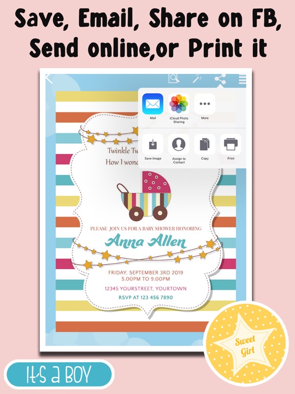 Baby Shower Invitation Cards Free App Price Drops