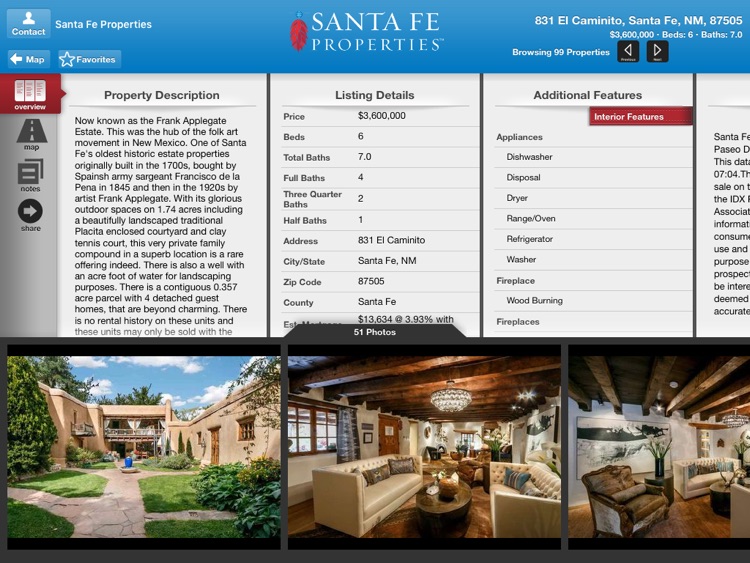 Santa Fe Properties for iPad screenshot-3