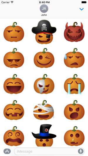 Pumpkin Face Stickers(圖2)-速報App