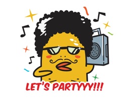 Make your conversations cuter with these Afro Guy Stickers