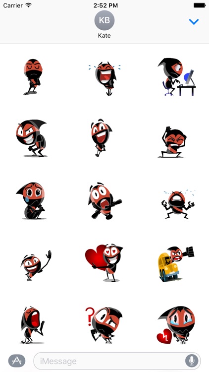 Cute Ninja stickers