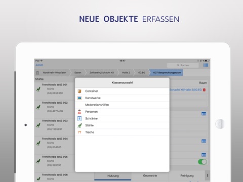 conjectFM Mobile Datenpflege screenshot 2