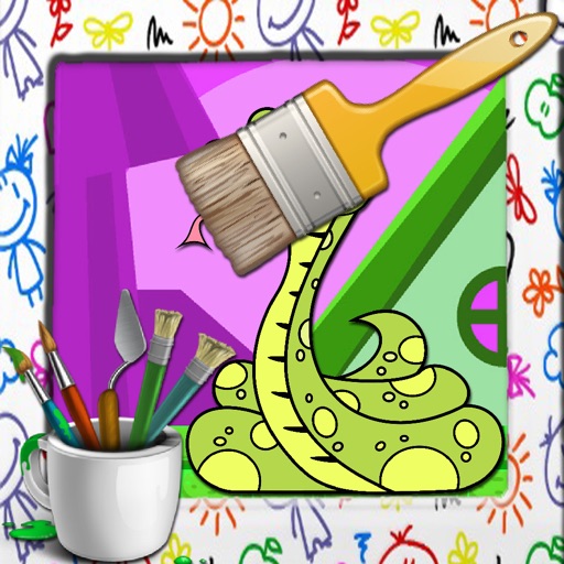 Paint Games masha and mishka Version iOS App