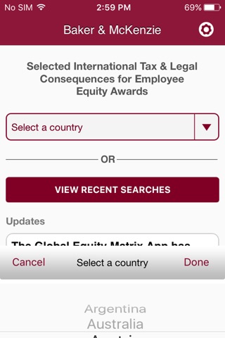 Global Equity Matrix screenshot 2