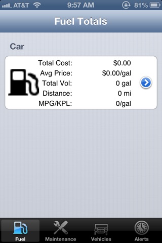 TrackMyGas screenshot 2