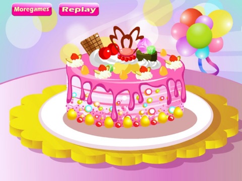 Yummy Cake Cooking Games HD screenshot 2