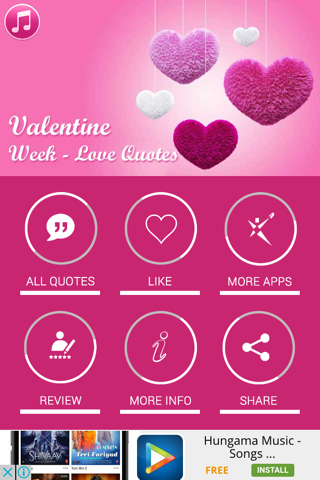 Valentine Week - Love Quotes screenshot 2