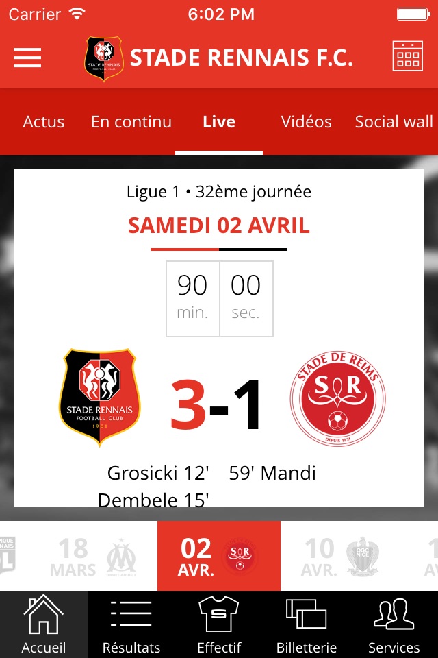 Stade Rennais Football Club screenshot 4