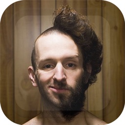 Bald Head Virtual Barber Shop Funny Picture Frames