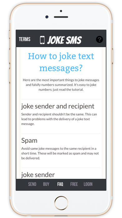 SMS Joke screenshot 2
