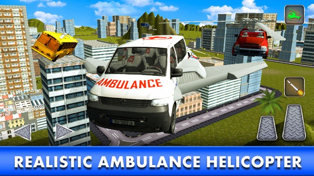 Ambulance Air Craft: Flying Car Driver Simulator(圖1)-速報App