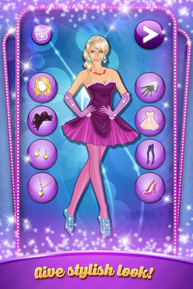 Pretty Ballerina Makeover - Cute Fashion dressup screenshot 3