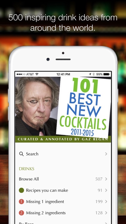 gaz regan’s 101 Best New Cocktails