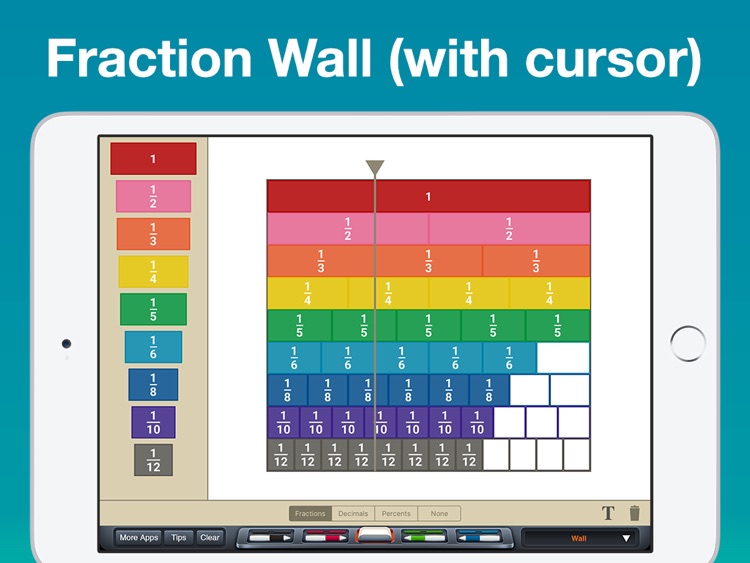Fraction Tiles Manipulative