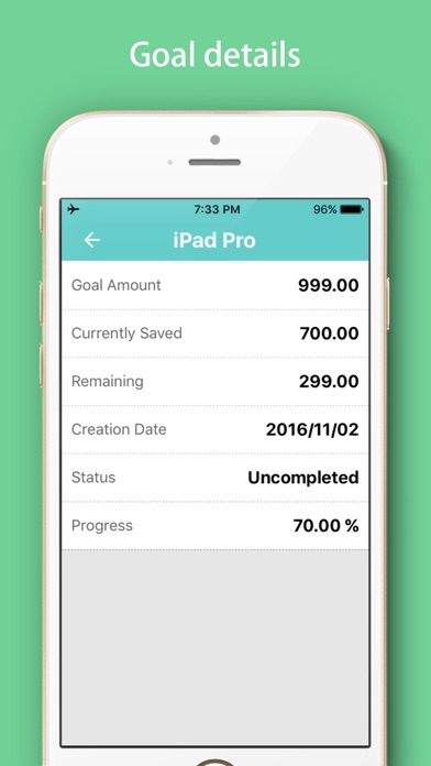 Savings Goals Tracker - Daily Saving Money Box screenshot 3