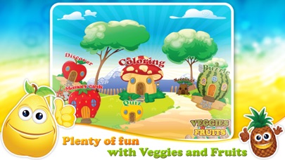 How to cancel & delete Veggies & Fruits: kids educational games - English from iphone & ipad 1