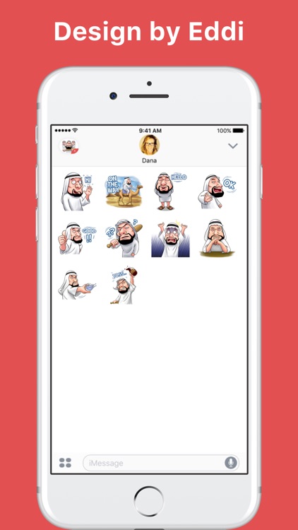 Handsome Uncle From Middle East stickers