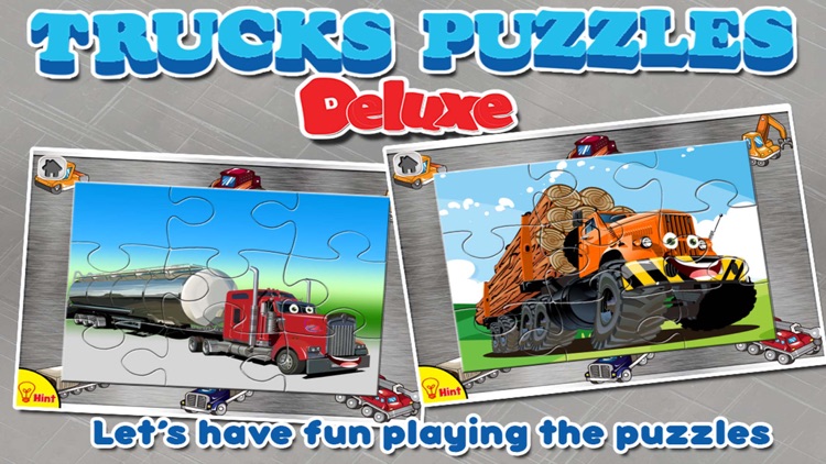Trucks Puzzles Deluxe: Kids Trucks