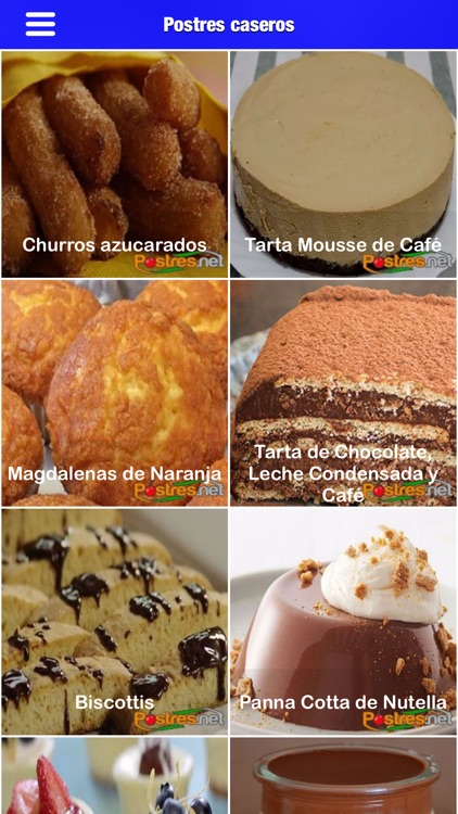 Postres caseros