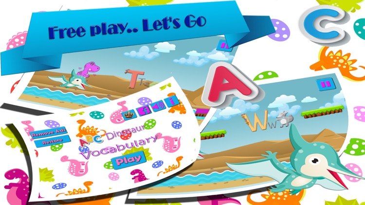 dinosaur learning english basic games for kids V2 screenshot-3