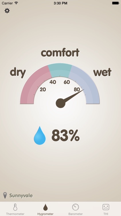 Thermo-Hygrometer (Barometer, Feels Like, THI)
