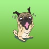 The Happy Bulldog - BEGIN Stickers for iMessage