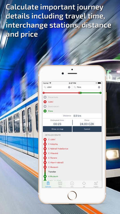 Prague Metro Guide and route planner