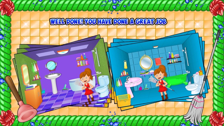 Bathroom Cleaning Girl - Cleanup & Washing Game