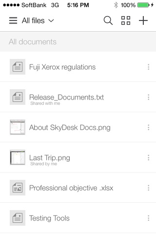 SkyDesk Docs screenshot 2