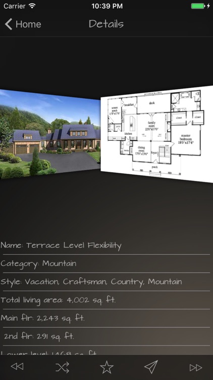 Mountain House Plans Details