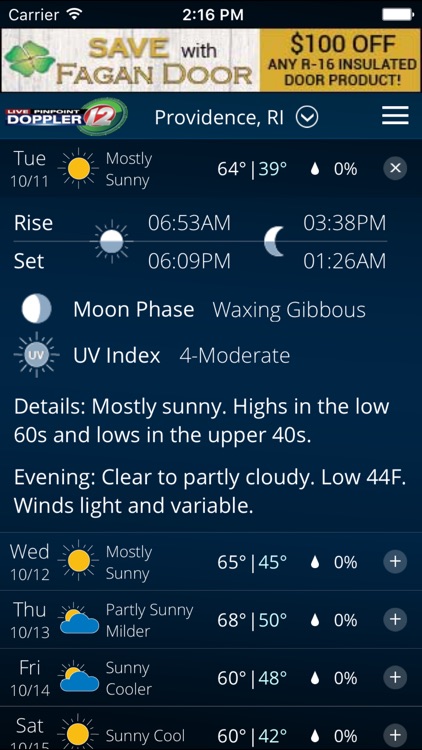 WPRI Weather - Providence Radar & Forecasts screenshot-3