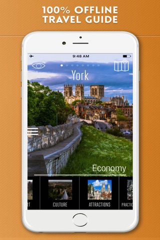 York Travel Guide with Offline City Street Map - náhled