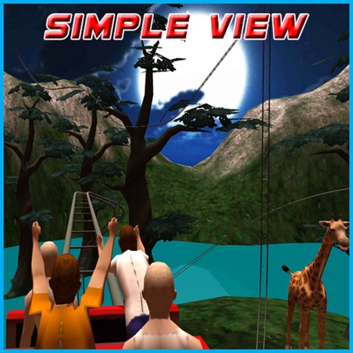jurassic jungle fun land roller coaster pro VR icon