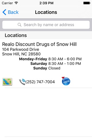 Realo Discount Drugs of Snow Hill screenshot 2