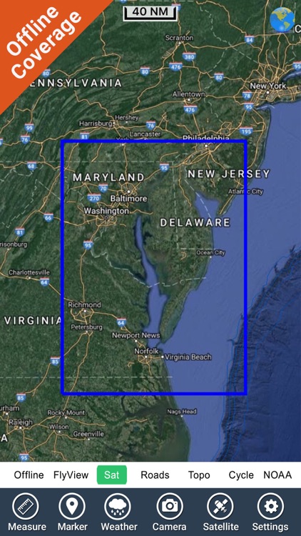 Marine : Chesapeake Bay - GPS Map Navigator screenshot-4