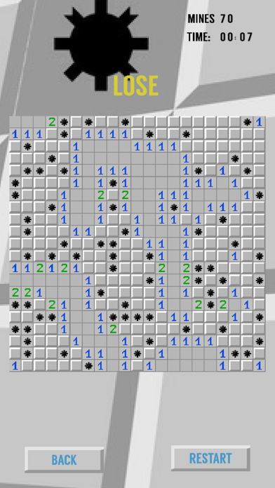 Minesweeper - classic arcade game of all timesCapture d'écran de 1
