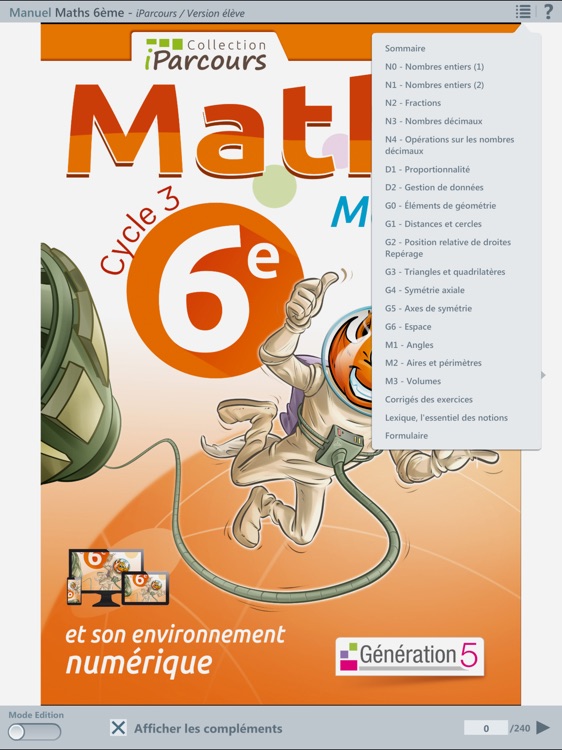 iParcours Maths 6e