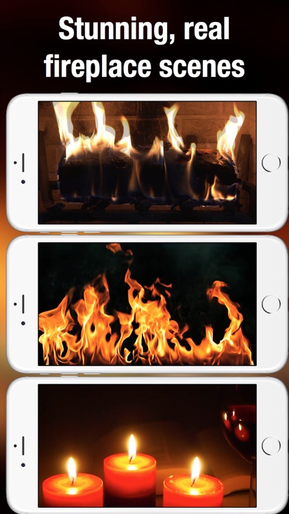 Fireplace Live HD: Relaxing backgrounds & sounds