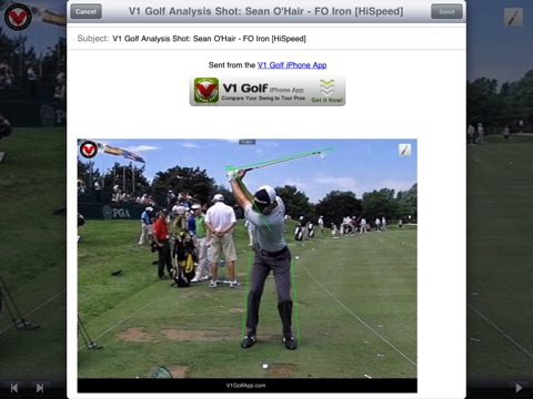 V1 Golf: Golf Swing Analyzer screenshot 3