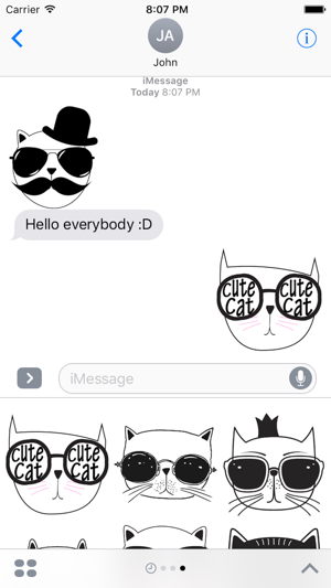 Cat Emotion Cute Sticker Pack 01(圖4)-速報App