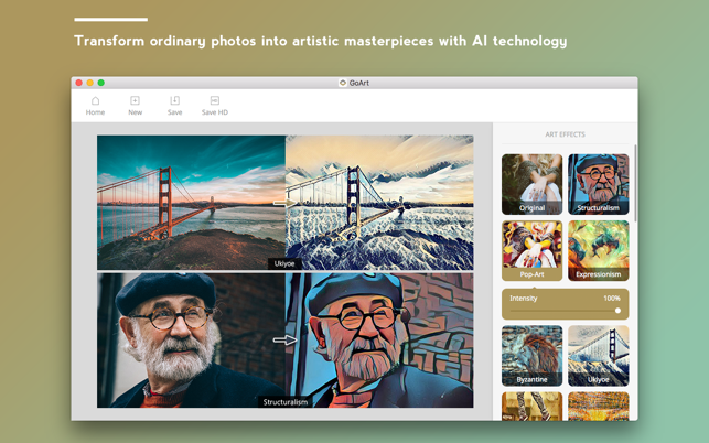 GoArt - Art photo maker and photo editor