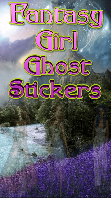 Fantasy Girl Ghost Stickers - Realistic Horror Photo Effects