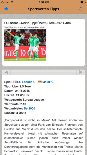 Sportwetten Tipps der Wettbasis(圖2)-速報App