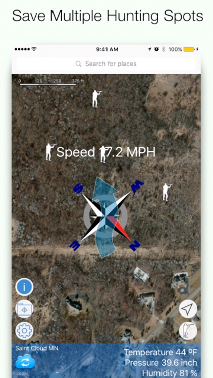 Wind Direction for Predator Hunting Fox Windfinder