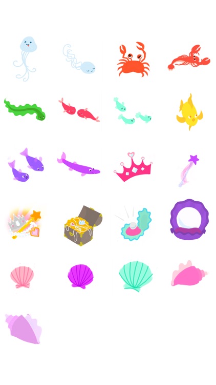 Mermaid Princess Stickers screenshot-3