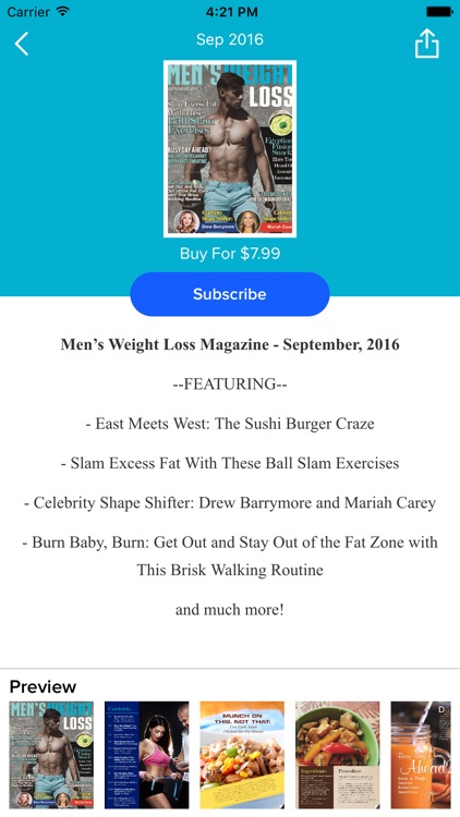 Men’s Weight Loss Magazine